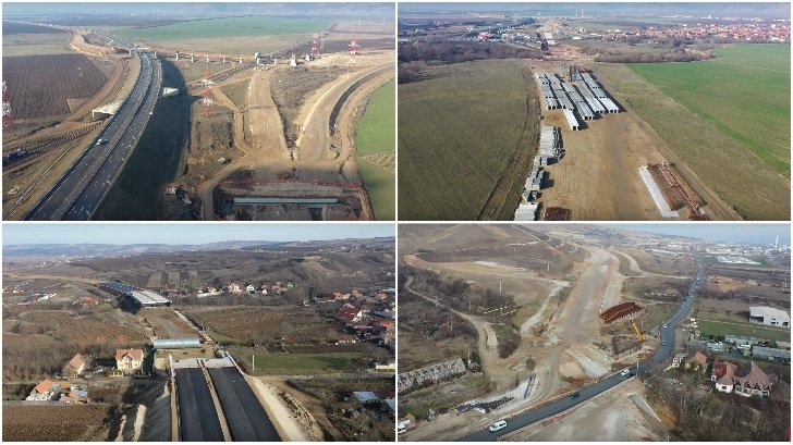 Autostrada Sebeş - Turda se construieşte în ritm de melc