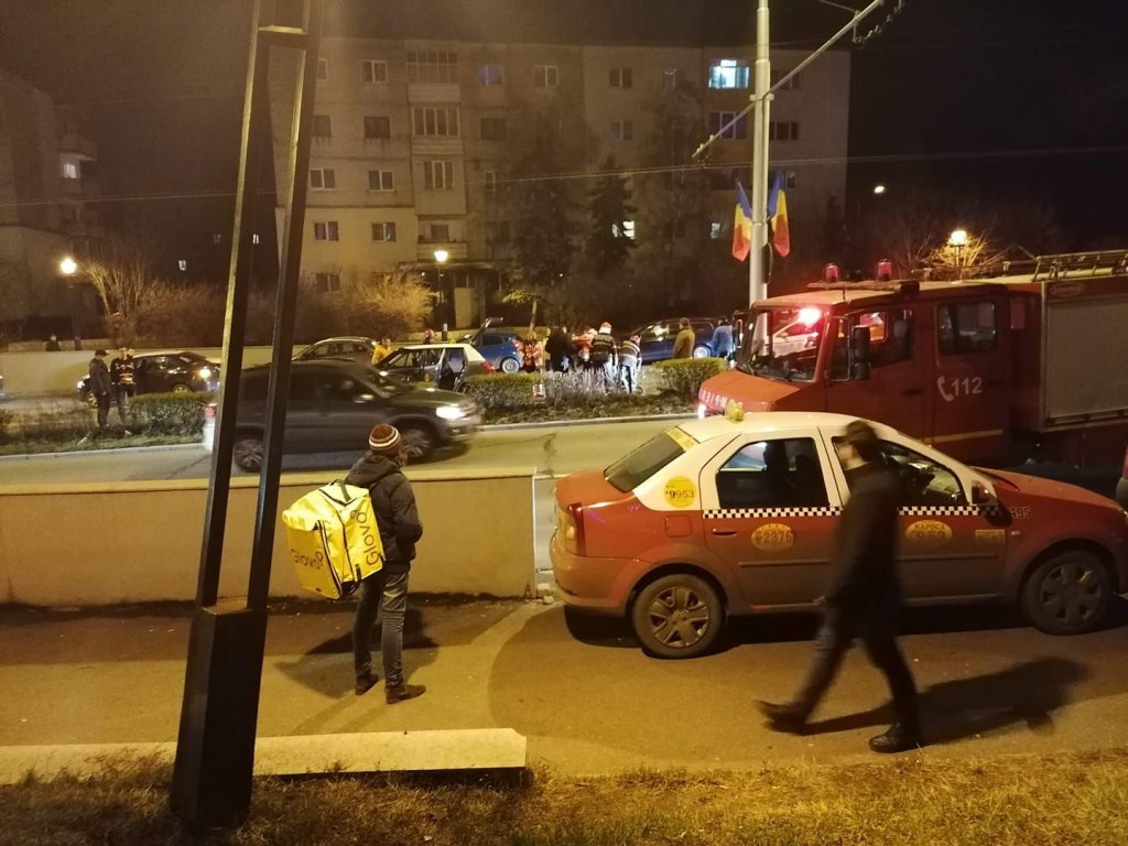 Orașul e gol, dar accidente se țin lanț la Cluj. Doi răniți pe Fabricii