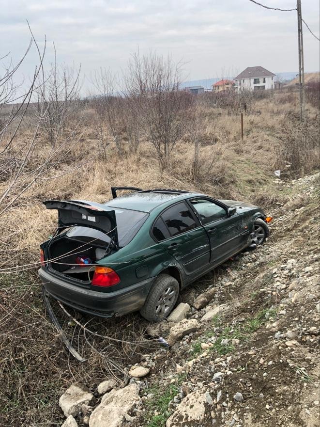 Momentul în care a fost prins interlopul cu BMW, după care polişiştii din Cluj au tras cu pistolul, surprins LIVE