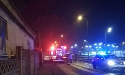 Un vagon dezafectat a luat foc în Gara Cluj-Napoca