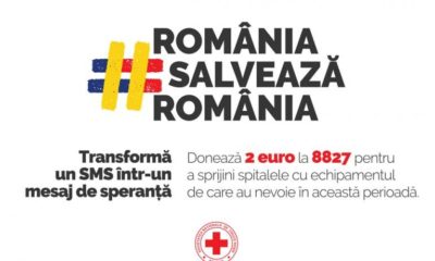 Crucea Roşie lansează campania de strângere de fonduri 'România salvează România'