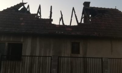 Incendiu la o casă din Iara