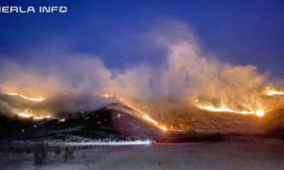 Incendiu uriaș lângă Delta Ardealului. Au ars 100 ha de pășune la Sic