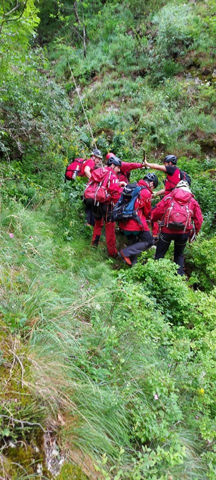 Exercițiu de salvare montană în Cheile Turzii