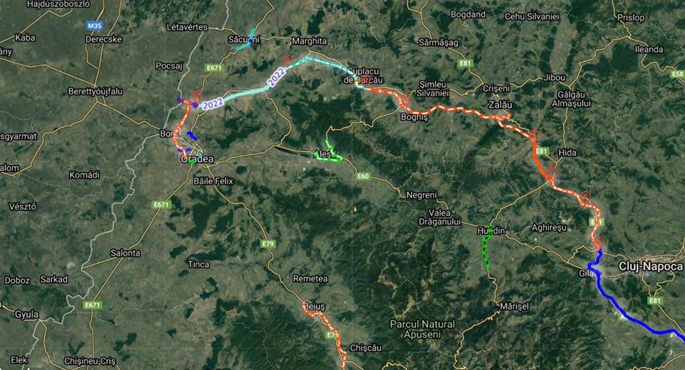 Care sunt punctele nevralgice de pe Austostrada Transilvania (A3)