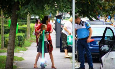 Razie-fulger pe străzile din Cluj. În vizor, bicicliștii și trotinetiștii/ Câte amenzi s-au dat în două ore