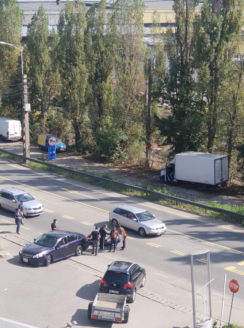 Doi motocicliști, loviți de mașini la Cluj