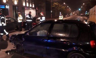 Accident cu trei mașini pe Dorobanților. Tot centrul a fost blocat