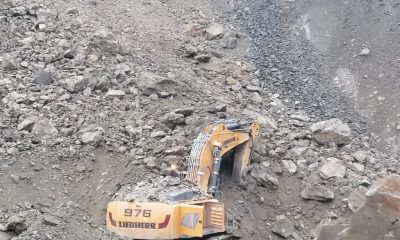 Accident de muncă la Cluj. Muncitor blocat în utilaj după o alunecare de teren