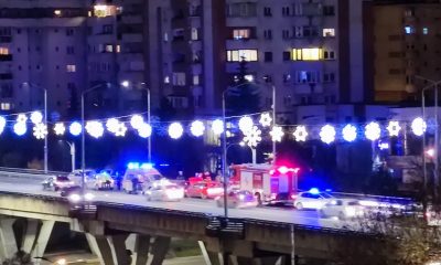 Accident pe podul de la Calvaria