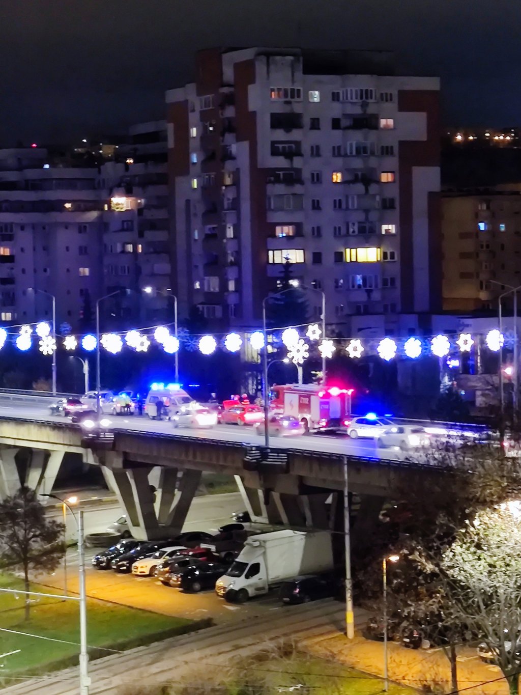 Accident pe podul de la Calvaria