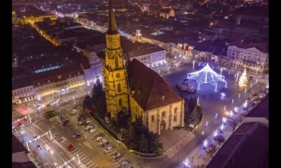 Cum arată Clujul de sus în decembrie