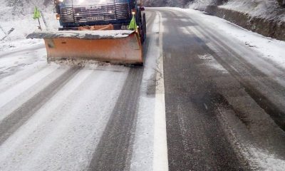 Drumarii clujeni, chemați să deszăpezească șoselele din zona montană