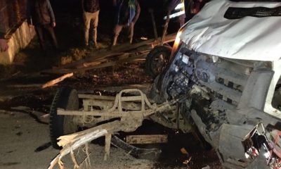 Două persoane au ajuns la spital în Gherla, după un accident între un autoturism și o căruță