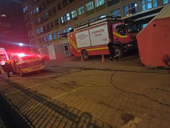 Încă un spital în flăcări? Spitalul Sf. Pantelimon din Capitală, evacuat din cauza fumului gros