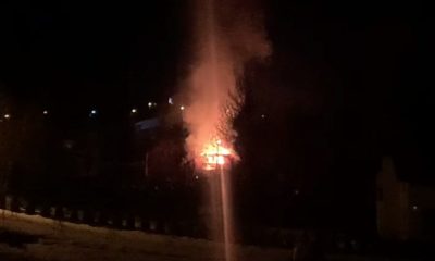 Incendiu la o casă din Cluj
