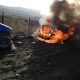 O mașină a ars ca o torță în Florești! De la ce a pornit focul