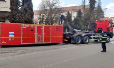 Generator electric de mare capacitate de la ISU Cluj pentru spitalul din Dej