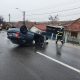 Mașină cu roțile-n sus pe Cluj - Turda