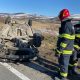 Mașină răsturnată pe Cluj - Turda. A intervenit SMURD-ul