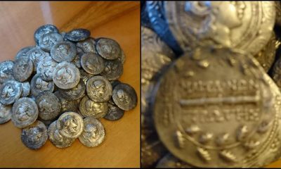 Un fost polițist a găsit un tezaur cu 68 de monede antice
