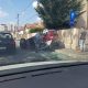 Accident în Gheorgheni. Un taxi a ajuns cu roțile-n sus