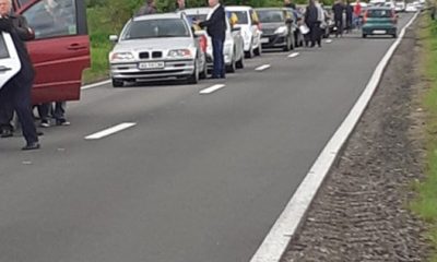 Caravană auto de protest pe drumul Turda – Cîmpeni