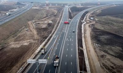 Se lucreaza inca pe un tronson din autostrada Sebeș-Turda, la jumate de an dupa deschiderea traficului