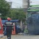 Accident grav la Cluj. Impact între un TIR și un microbuz