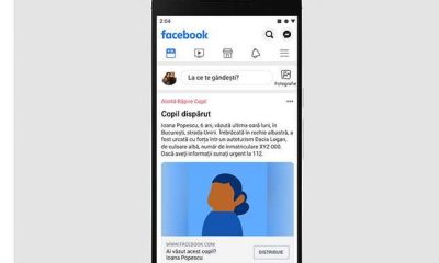 Facebook lansează un sistem de alertă pentru a ajuta la localizarea copiilor dispăruţi din România