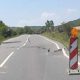 S-a rupt drumul în două la ieşirea din Topa-Mică spre Cluj