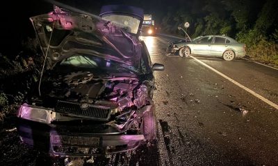 ACCIDENT la ieşirea din Huedin cu victime. Un şofer de 20 de ani a pierdut controlul volanului