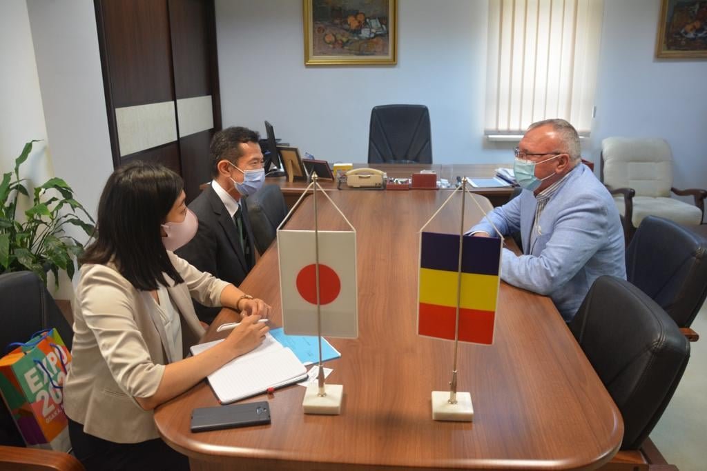 Ambasadorul Japoniei în România, în vizită la Consiliul Județean și la Prefectura Cluj