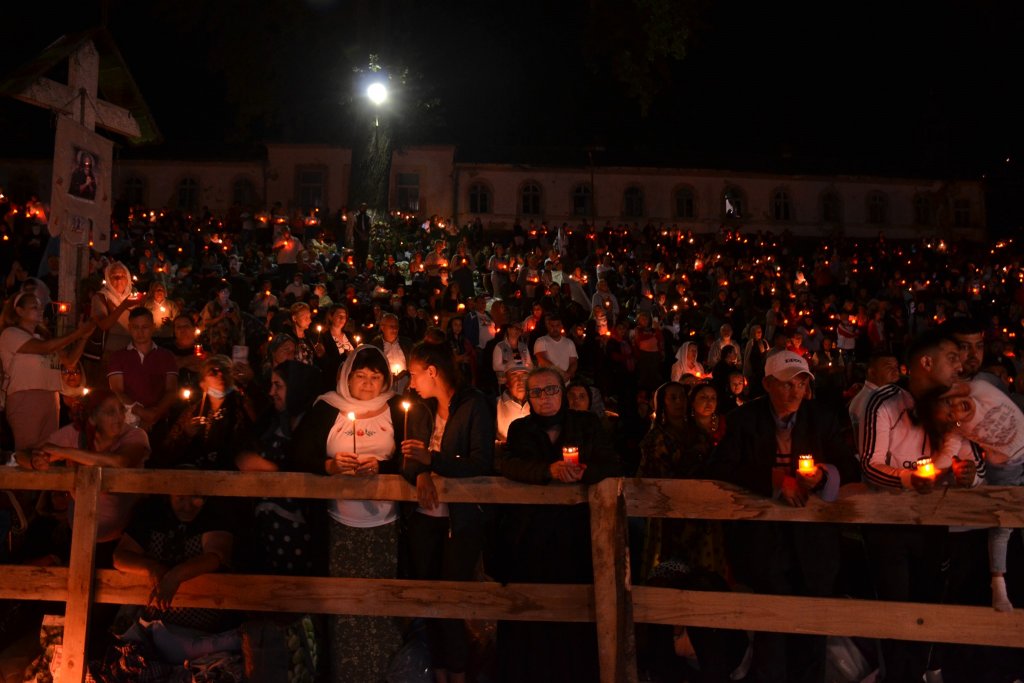 Imagini de la Mănăstirea Nicula. Mii de oameni au participat la pelerinaj