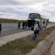 Un autocar cu 35 de pasageri A LUAT FOC pe autostrada A3, sensul de mers Turda-Gilău