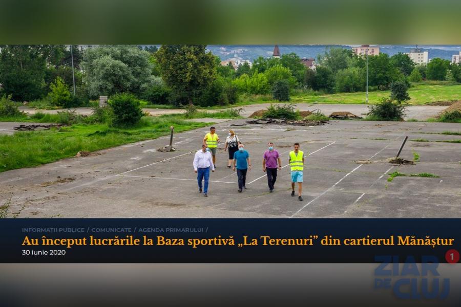Baza Sportivă „La Terenuri” are șanse să fie finalizată la timp, înainte de alegerile locale din 2024