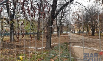 Încă un șantier din centrul Clujului intră în hibernare: Lucrările de modernizare a Parcului Ștefan cel Mare avansează extrem de lent