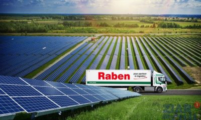 Logistica alimentată de energie verde: ferme fotovoltaice la Raben