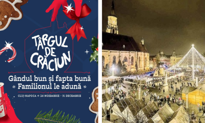 Targul de Craciun din Cluj-Napoca se deschide vineri, 26 noiembrie. Vezi programul - E fain la Cluj!