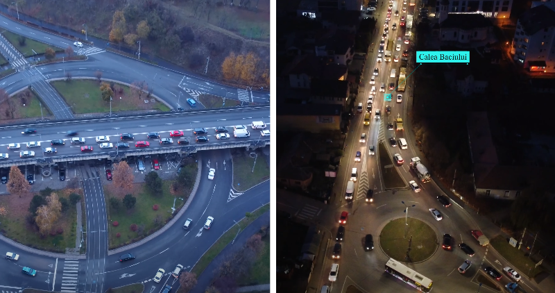 VIDEO. Cum se vede traficul din Cluj-Napoca filmat cu DRONA - E fain la Cluj!