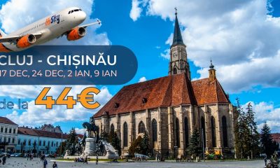 Zboruri Cluj Napoca - Chisinau - Cluj Napoca de sarbatori de la 44 euro - E fain la Cluj!