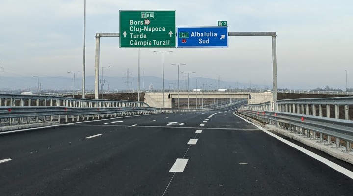 „Cadou” de 1 Decembrie. A10 Sebeș-Turda, prima autostradă începută după Revoluție și terminată în întregime