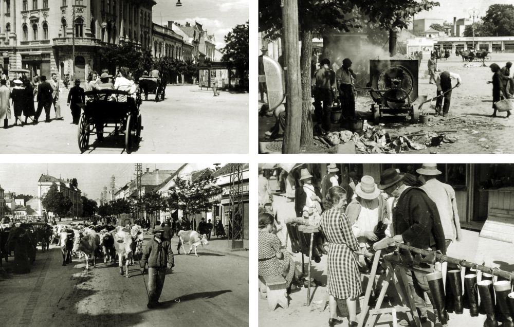 FOTO. Imagini rare din Piata Mihai Viteazul din anii 1940-1944 - E fain la Cluj!