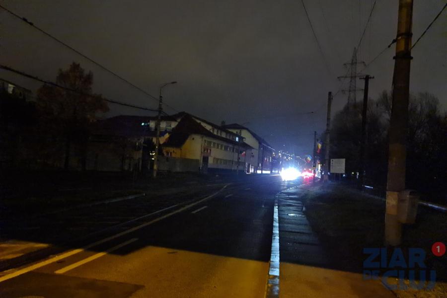 În Clujul ”smart”, iluminatul public merge prost – străzi întregi sunt cufundate în beznă