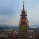 VIDEO DRONA. Renovarea catedralei sfantul Mihail aproape de final - E fain la Cluj!