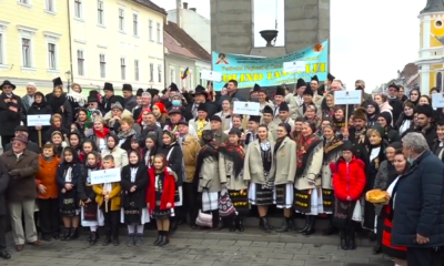 VIDEO. Peste 150 de colindatori veniti la Cluj din toata Transilvania - E fain la Cluj!