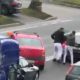 (Video) Cluj: Bătaie în trafic pe Corneliu Coposu