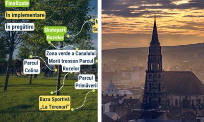 Boc se lauda cu peste 190 hectare de spatii verzi noi si extinse. Cum arata harta parcurilor la Cluj - E fain la Cluj!