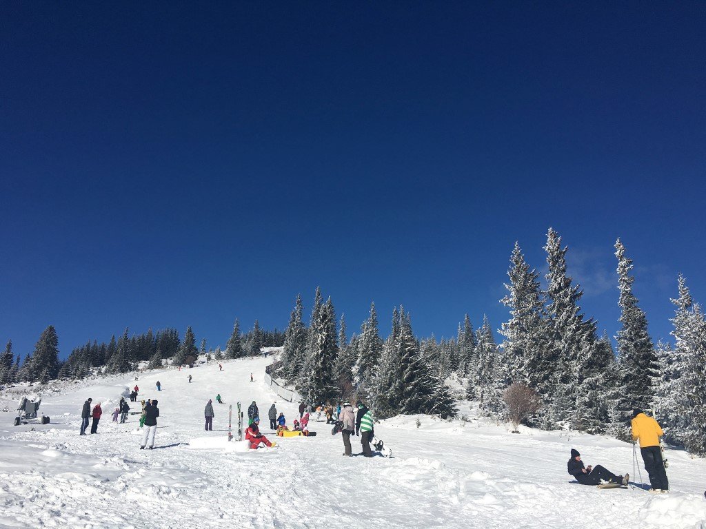 Cluj: Cursuri gratuite de schi pentru doritori, pe pârtia Buscat din Băişoara