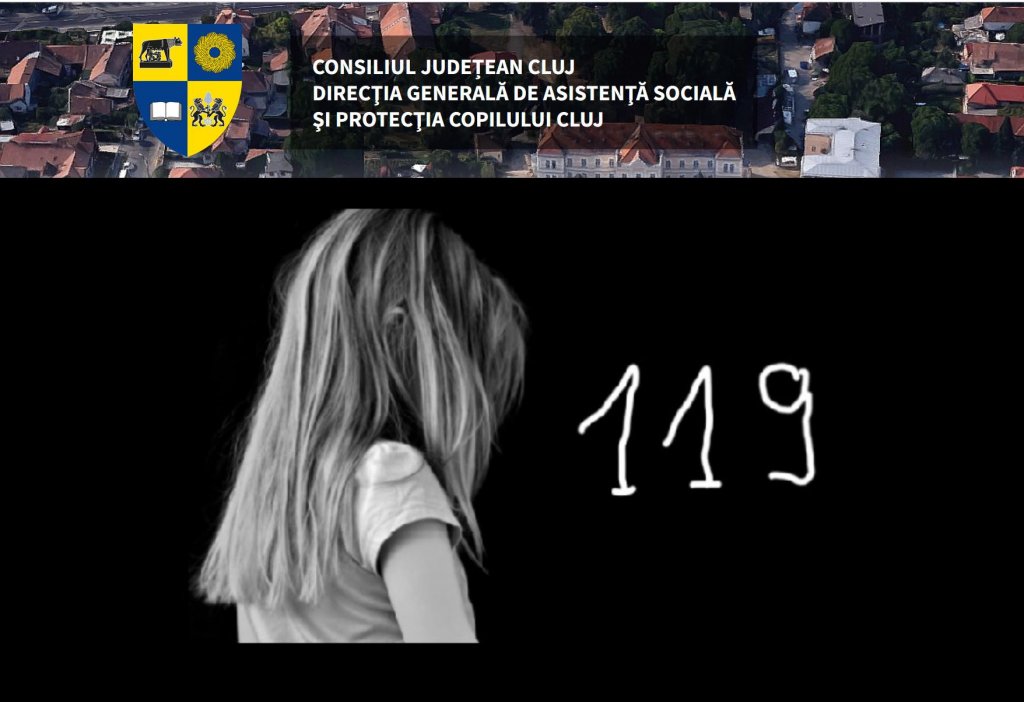 Clujenii încep să sune la numărul unic destinat cazurilor de abuz împotriva copiilor. Câte apeluri s-au înregistrat